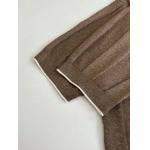 2026年4月20日新作Brunello Cucinelliニットの半袖高品質/誕生日プレゼント/FF工場