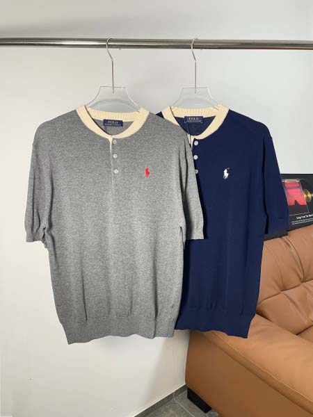 2026年4月22日新作Ralh Laurenニットの半袖高...