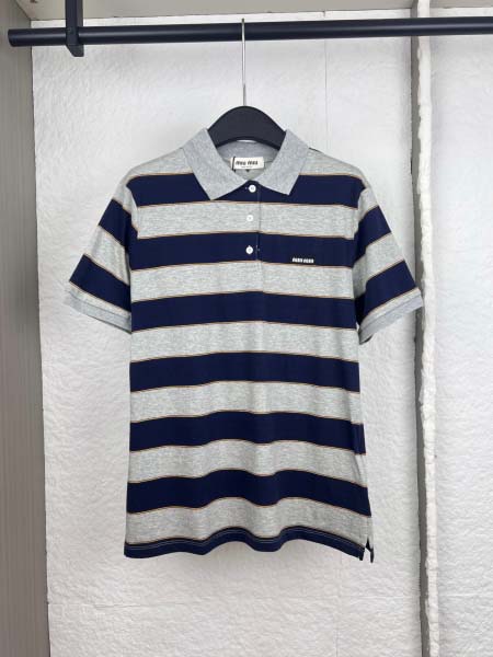 2026年4月23日春夏新作Miumiu半袖 tシャツ高品質...