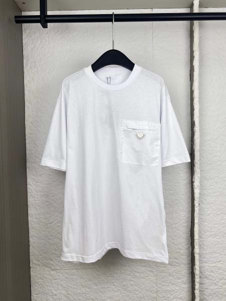 2026年4月23日春夏新作Prada半袖 tシャツ高品質/...