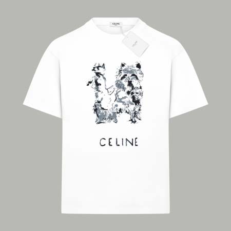 2026年4月23日春夏新作Celine半袖 tシャツ高品質...