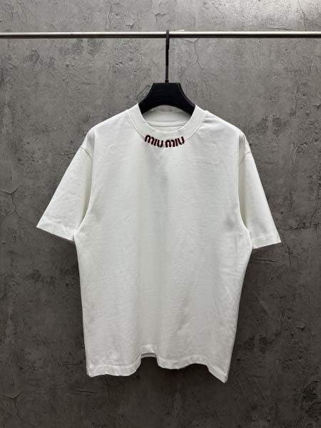 2026年4月24日春夏新作miumiu半袖 tシャツ高品質...