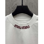 2026年4月24日春夏新作miumiu半袖 tシャツ高品質/誕生日プレゼント/FF工場