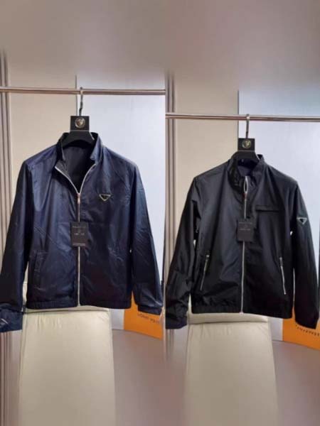 2026年4月24日新作Prada春秋用ジャケット人気商品M...