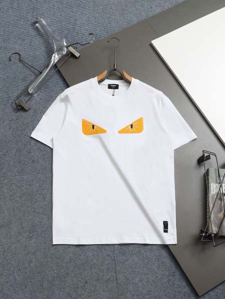 2026年4月27日春夏新作Fendi半袖 tシャツ激安高品...