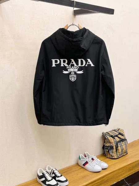 2026年4月27日春夏新作Pradaジャケット激安高品質/誕生日プレゼント/FF工場