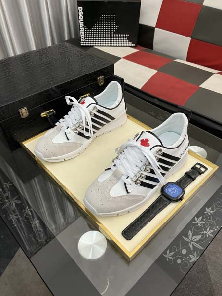 2026年5月8日入荷新品Dsquared2カジュアルシューズ/スニーカー｜メンズ靴人気本革製ギフト/誕生日/TL工場