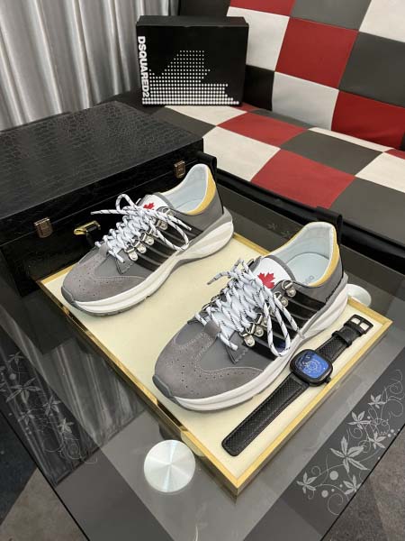 2026年5月8日入荷新品Dsquared2カジュアルシューズ/スニーカー｜メンズ靴人気本革製ギフト/誕生日/TL工場