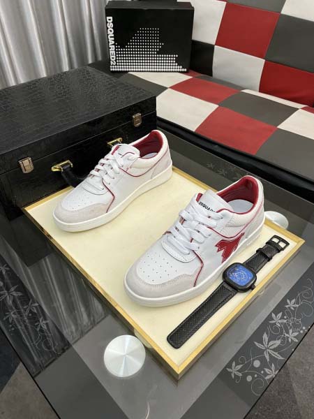 2026年5月8日入荷新品Dsquared2カジュアルシューズ/スニーカー｜メンズ靴人気本革製ギフト/誕生日/TL工場