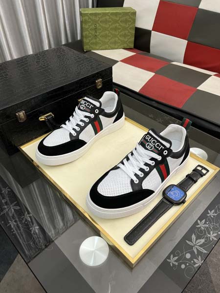 2026年5月8日入荷新品GUCCIカジュアルシューズ/スニーカー｜メンズ靴人気本革製ギフト/誕生日/TL工場
