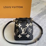 2026年5月11日入荷Louis Vuitton バッグM46291   Nano No   Monogram Empreinte  Monogram   No  13.0 x 16.0 x 10.0 高品質新作/誕生日プレゼント/XS工