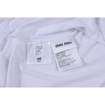 2026年5月26日入荷新作MiuMiu半袖 tシャツ 原版復刻人気で【极品】/正規品と同じサイズ/YGY工場