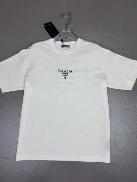 2026年6月12日春夏新作Prada半袖 tシャツ激安高品質/誕生日プレゼント/FF工場
