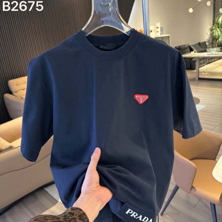 2026年6月23日春夏新作Prada半袖 tシャツ高品質人気の商品/YGY工場