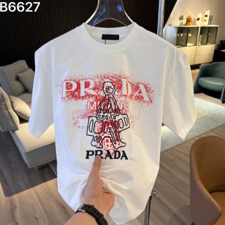 2026年6月23日春夏新作Prada半袖 tシャツ高品質人気の商品/YGY工場