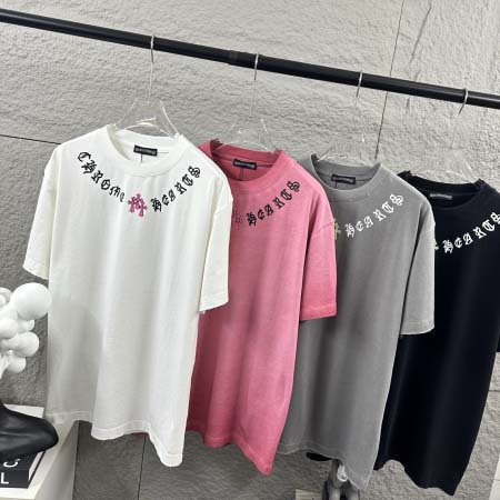 2026年6月25日春夏新作Chrome Hearts半袖 tシャツ高品質人気の商品/YGY工場