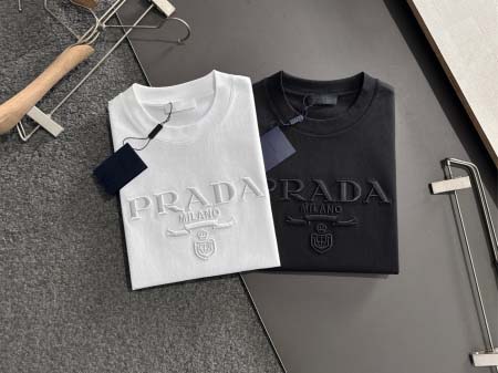 2026年6月25日春夏新作PRADA半袖 tシャツ高品質人気の商品/YGY工場