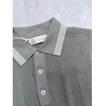 2026年6月15日春夏新作Brunello Cucinelliニットの半袖原版復刻人気で【极品】/YGY工場
