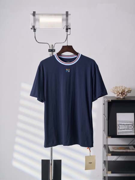 2026年6月16日春夏新作Fendi半袖 tシャツ原版復刻...