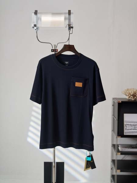2026年6月16日春夏新作FENDI半袖 tシャツ原版復刻...