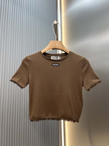 2026年6月16日春夏新作MIUMIU半袖 tシャツ高品質...