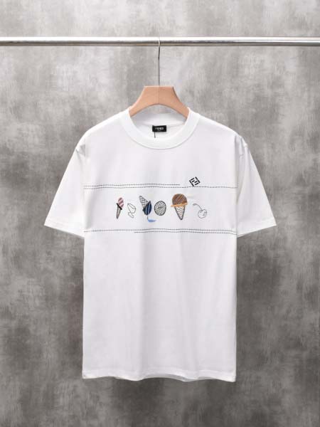 2026年6月17日春夏新作FENDI半袖 tシャツ高品質人...