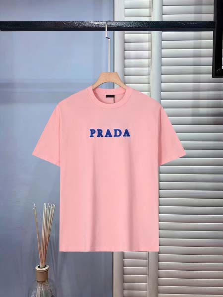 2026年6月23日春夏新作Prada半袖 tシャツ高品質人...
