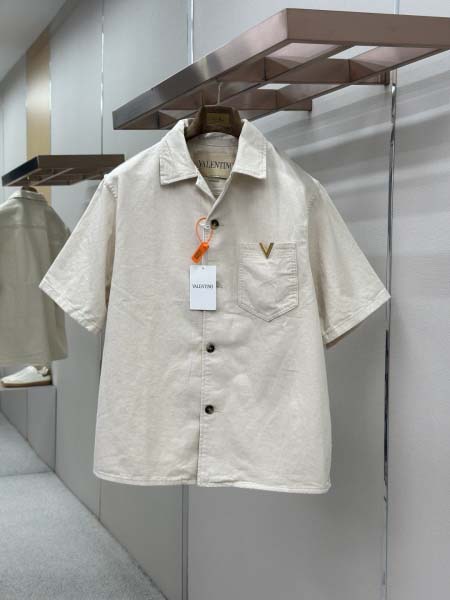 2026年6月24日春夏新作VALENTINOシャツ高品質人...