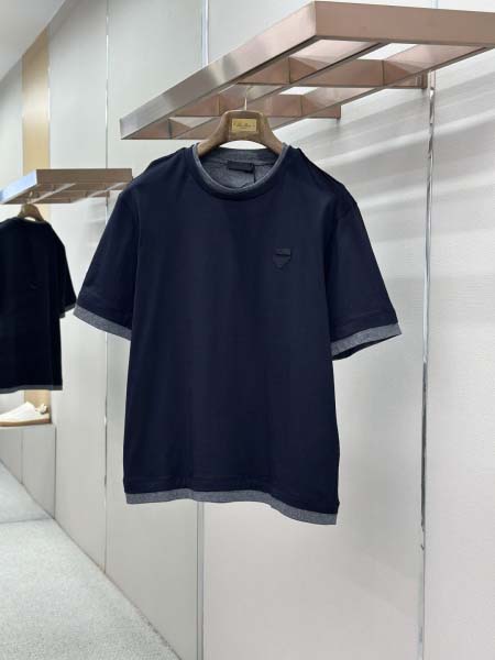 2026年6月24日春夏新作Prada半袖 tシャツ高品質人...