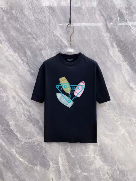 2026年6月25日春夏新作Prada半袖 tシャツ高品質人...