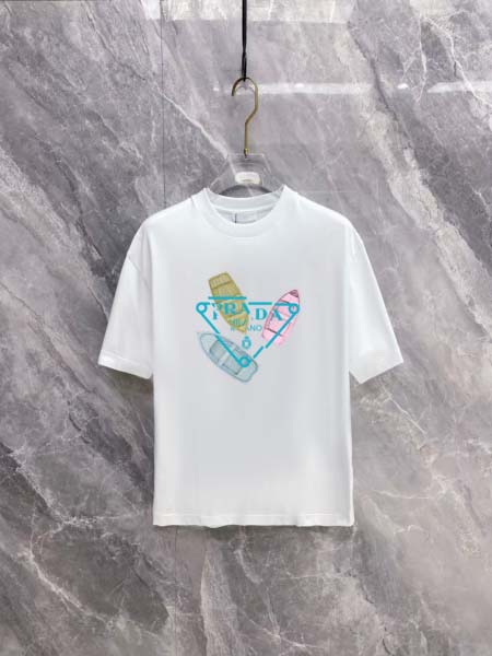 2026年6月25日春夏新作Prada半袖 tシャツ高品質人...