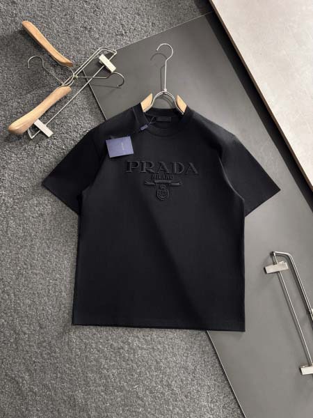 2026年6月25日春夏新作PRADA半袖 tシャツ高品質人...