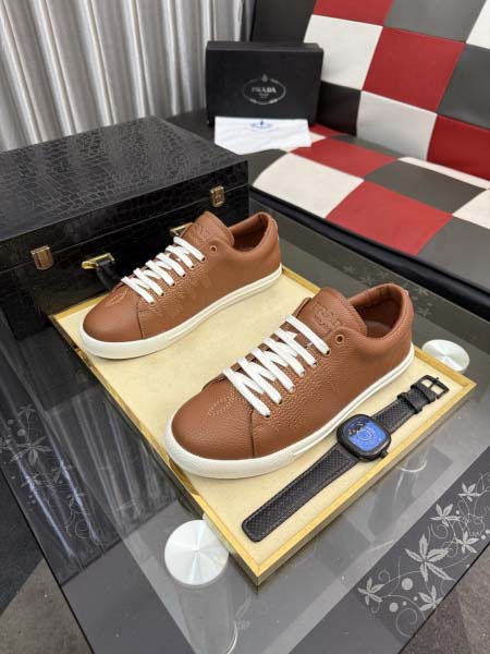 2026年7月1日入荷新品PRADAカジュアルシューズ/スニーカー｜メンズ靴人気本革製ギフト/誕生日/TL工場