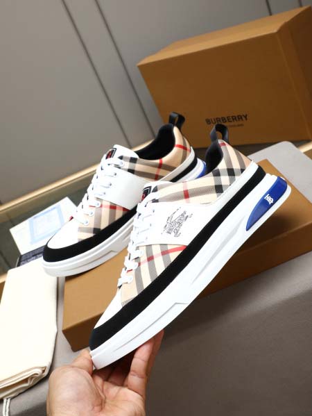2026年7月7日入荷新品Burberryカジュアルシューズ/スニーカー｜メンズ靴人気本革製ギフト/誕生日/TL工場