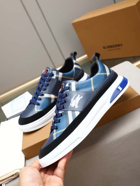 2026年7月7日入荷新品Burberryカジュアルシューズ/スニーカー｜メンズ靴人気本革製ギフト/誕生日/TL工場