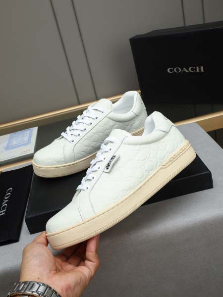 2026年7月7日入荷新品COACHカジュアルシューズ/スニーカー｜メンズ靴人気本革製ギフト/誕生日/TL工場