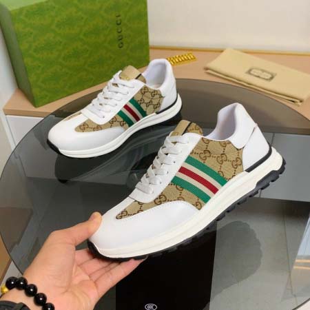 2026年7月13日入荷新品Gucciカジュアルシューズ/スニーカー｜メンズ靴人気本革製ギフト/誕生日/TL工場