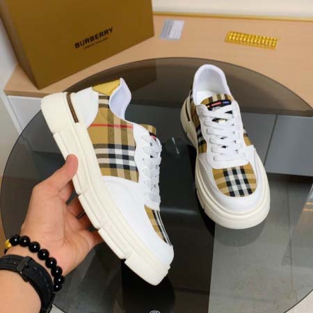 2026年7月13日入荷新品Burberryカジュアルシューズ/スニーカー｜メンズ靴人気本革製ギフト/誕生日/TL工場