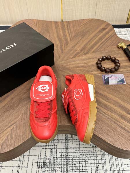 2026年7月16日入荷新品COACHカジュアルシューズ/スニーカー｜メンズ靴人気本革製ギフト/誕生日/TL工場