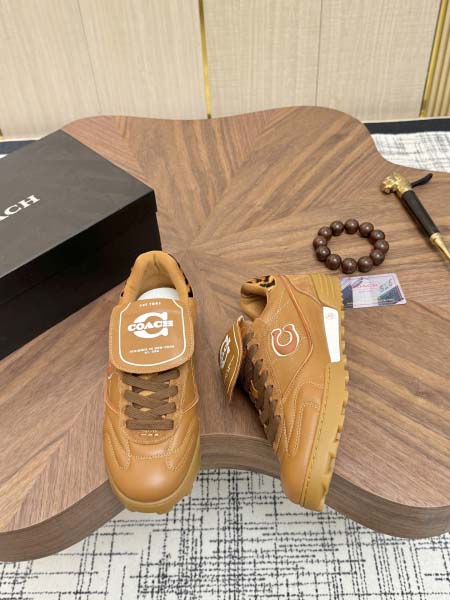 2026年7月16日入荷新品COACHカジュアルシューズ/スニーカー｜メンズ靴人気本革製ギフト/誕生日/TL工場