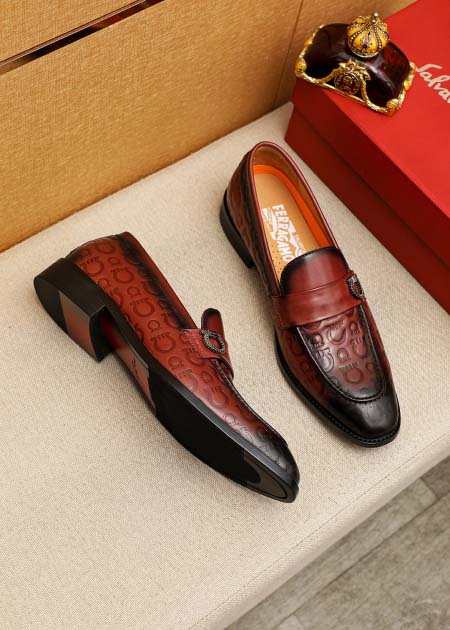 2026年7月17日入荷新品Ferragamoカジュアルシューズ/スニーカー｜メンズ靴人気本革製ギフト/誕生日/TL工場