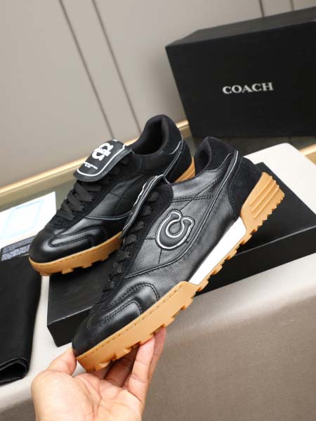 2026年7月18日入荷新品COACHカジュアルシューズ/スニーカー｜メンズ靴人気本革製ギフト/誕生日/TL工場