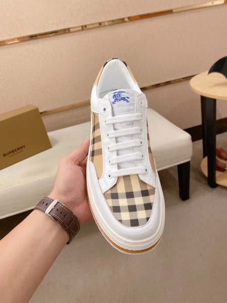 2026年7月18日入荷新品BURBERRYカジュアルシューズ/スニーカー｜メンズ靴人気本革製ギフト/誕生日/TL工場