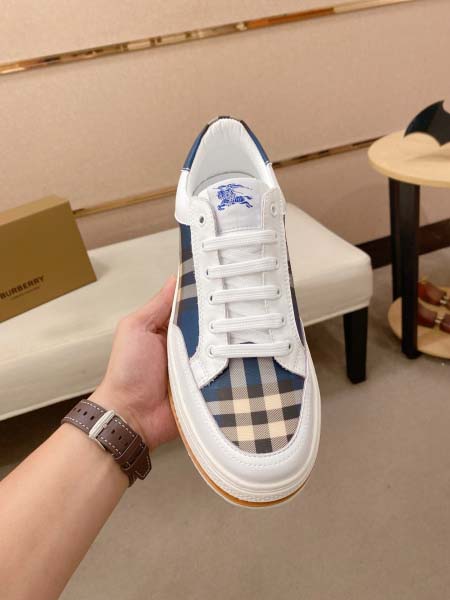 2026年7月18日入荷新品BURBERRYカジュアルシューズ/スニーカー｜メンズ靴人気本革製ギフト/誕生日/TL工場