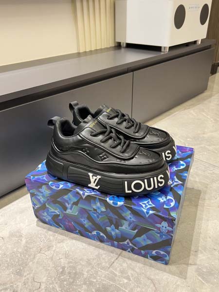 2026年7月18日入荷新品Louis Vuittonカジュアルシューズ/スニーカー｜メンズ靴人気本革製ギフト/誕生日/TL工場