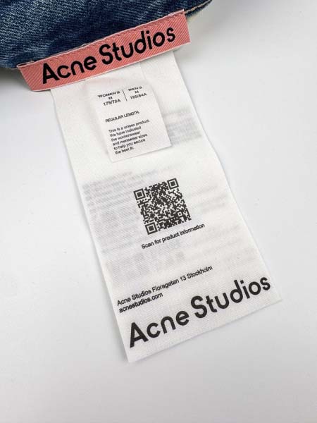 2026年7月20日入荷新作Acneデニムパンツ 原版復刻人気で【极品】/正規品と同じサイズ/YGY工場