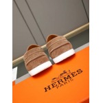 2026年7月1日入荷新品Hermesカジュアルシューズ/スニーカー｜メンズ靴人気本革製ギフト/誕生日/TL工場