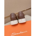 2026年7月13日入荷新品Santoniカジュアルシューズ/スニーカー｜メンズ靴人気本革製ギフト/誕生日/TL工場