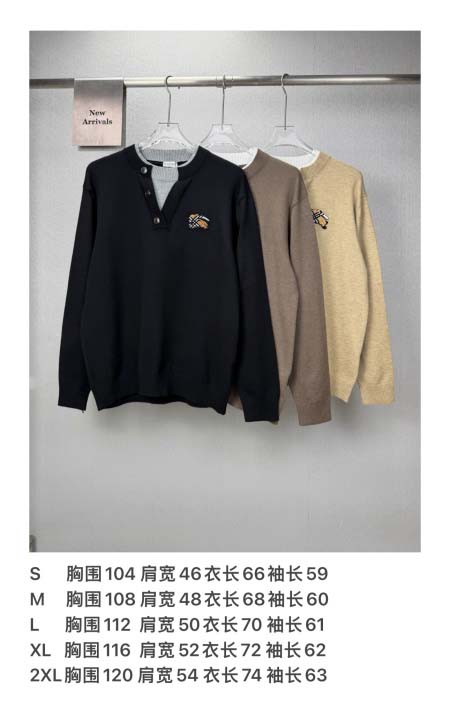 2026年8月27日秋冬新作Burberryニット高品質人気の商品/YGY工場