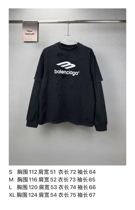 2026年9月3日秋冬新作Balenciaga長袖高品質人気の商品/YGY工場